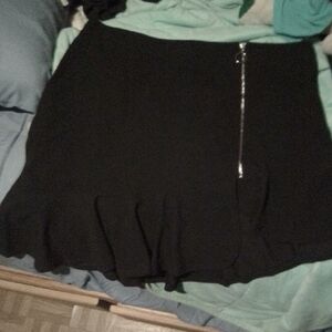 Forever 21 Black Asymmetrical Skirt